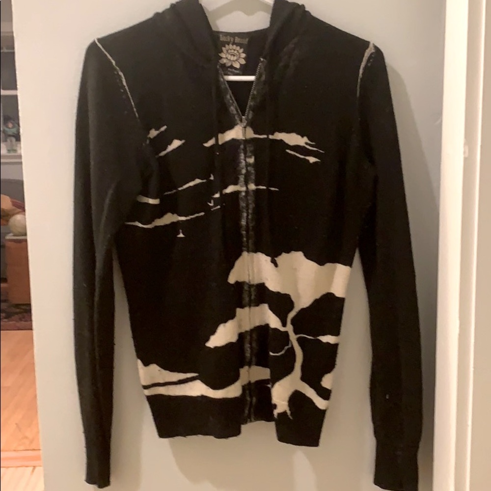 Lucky brand zipper sweater